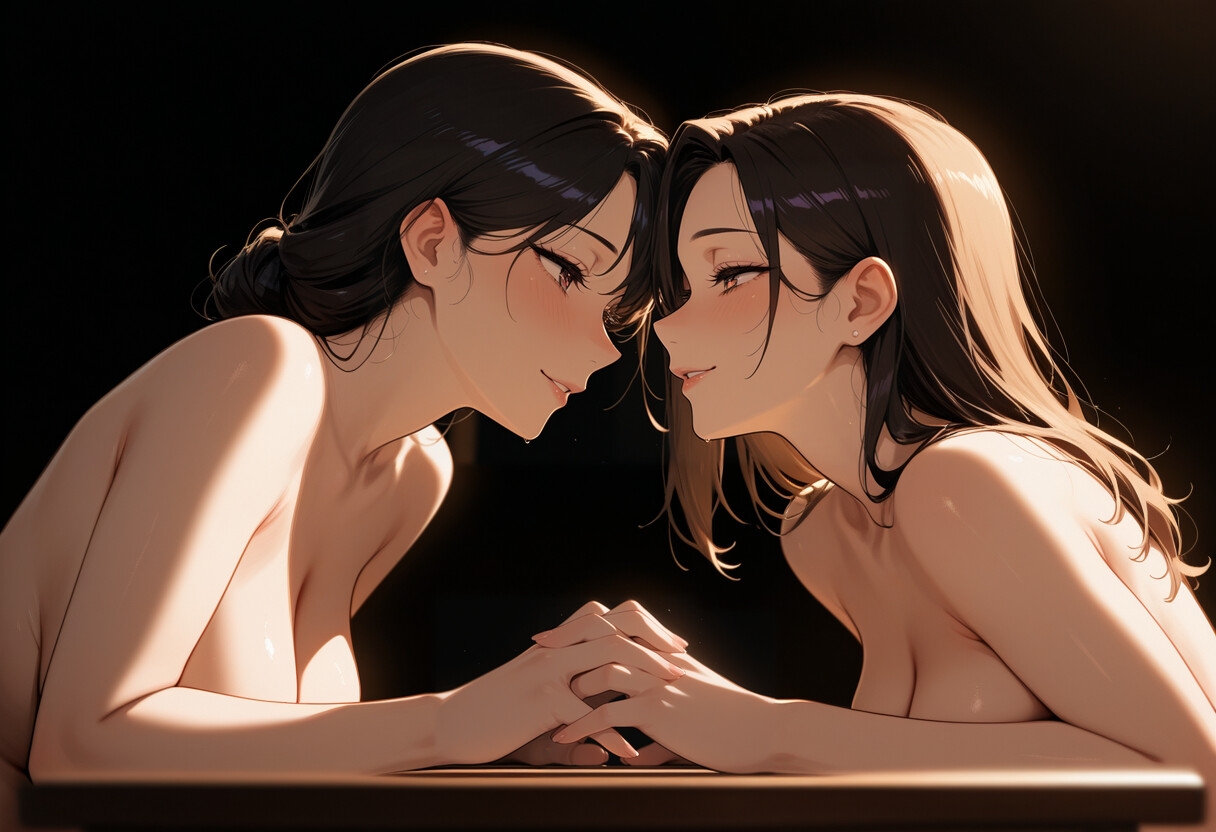 【百合・ASMR】お姉さんの甘い声で耳舐め・クリ責め・官能音声・・・-3画像