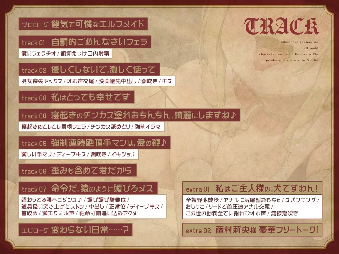 「壊してください、ご主人様♡」肉便器願望のエルフメイド エルフ