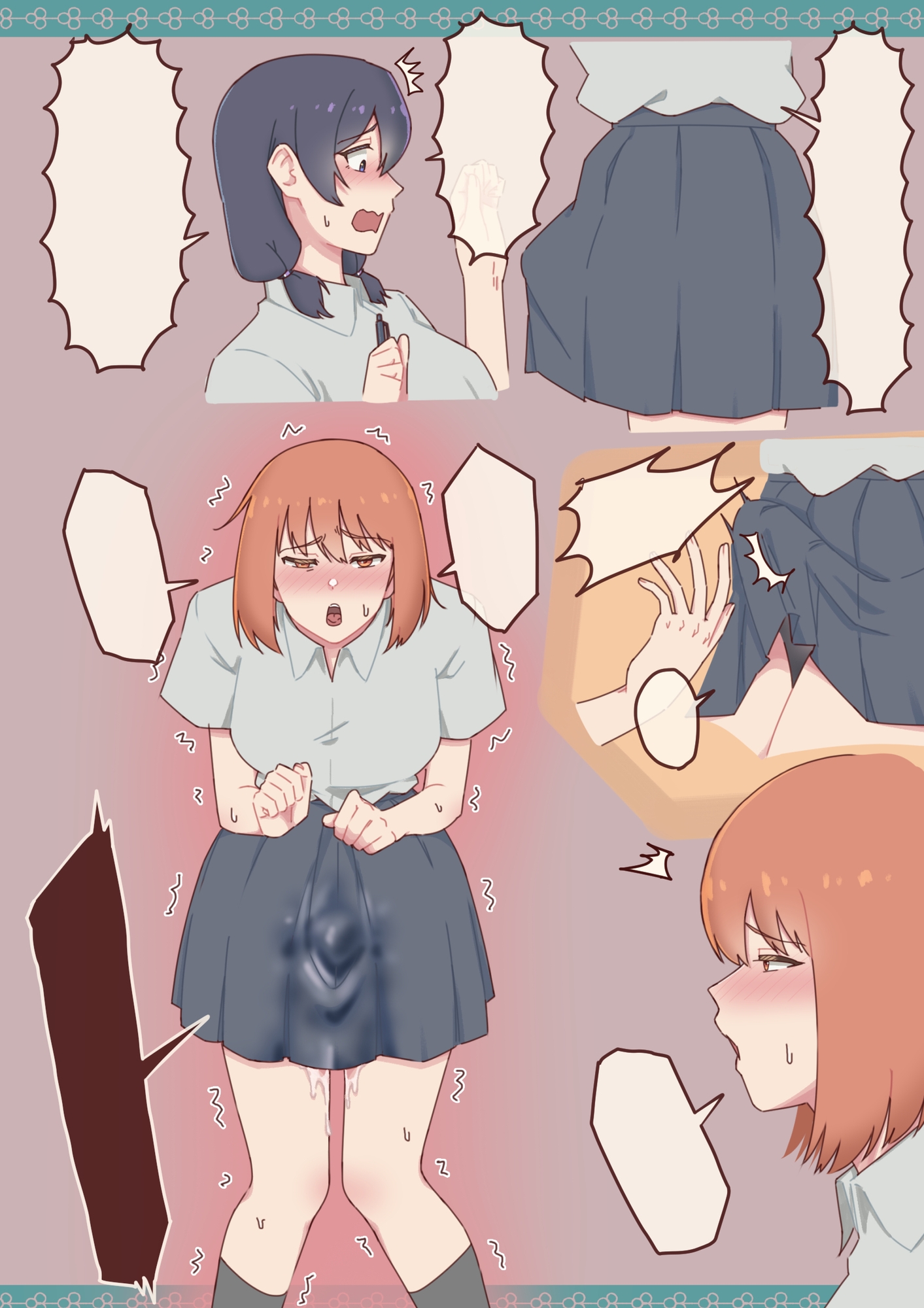 チンポの生えたアホな幼なじみに性のはけ口にされちゃう真面目ちゃんの話。 画像3