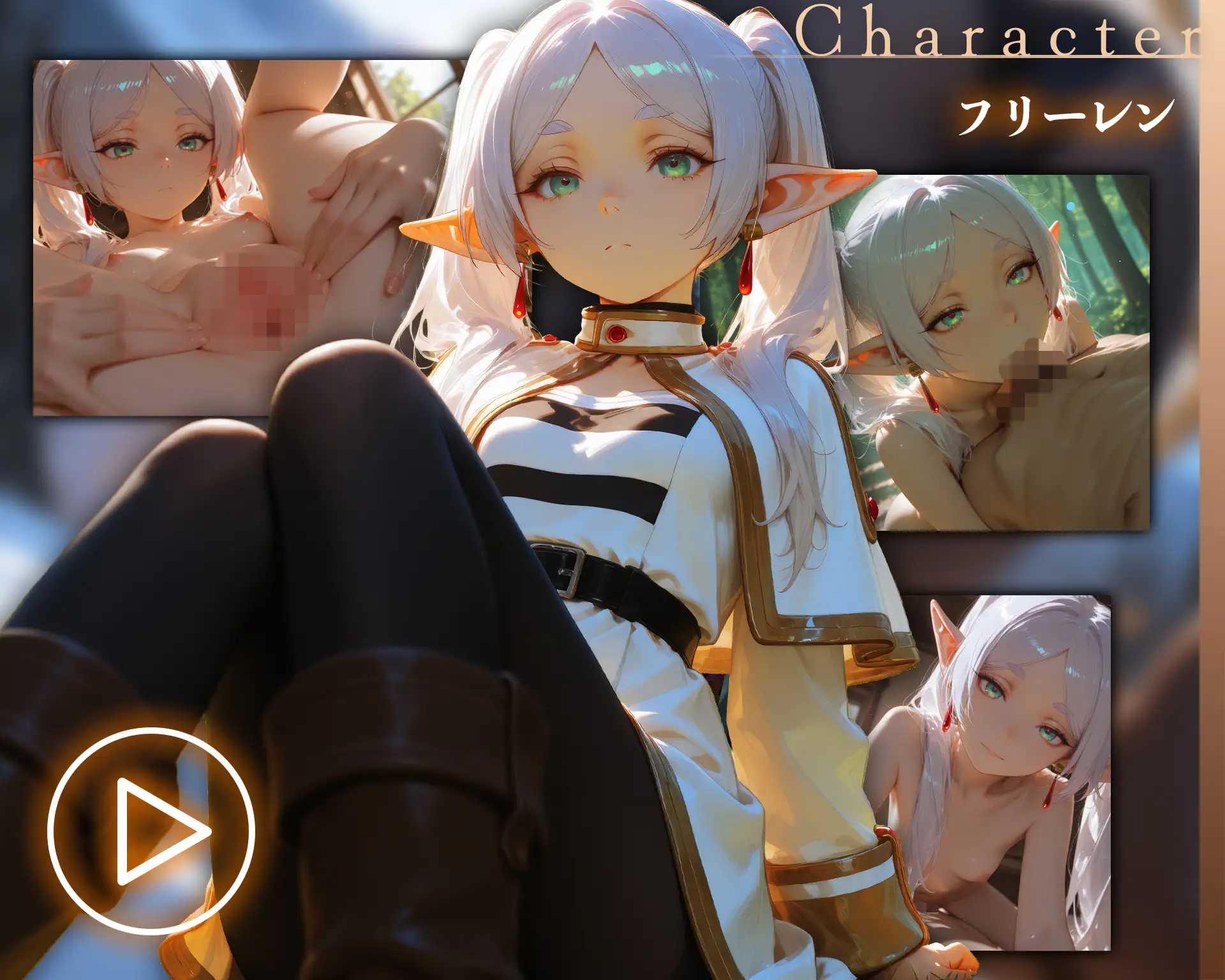 【イラスト+アニメ付き】フリーレン服従、エルフの魔法使い肉便器調教記録〜清純エルフの淫乱おま●こ24時間搾精耐久〜 [RabbitClub] | DLsite - R18