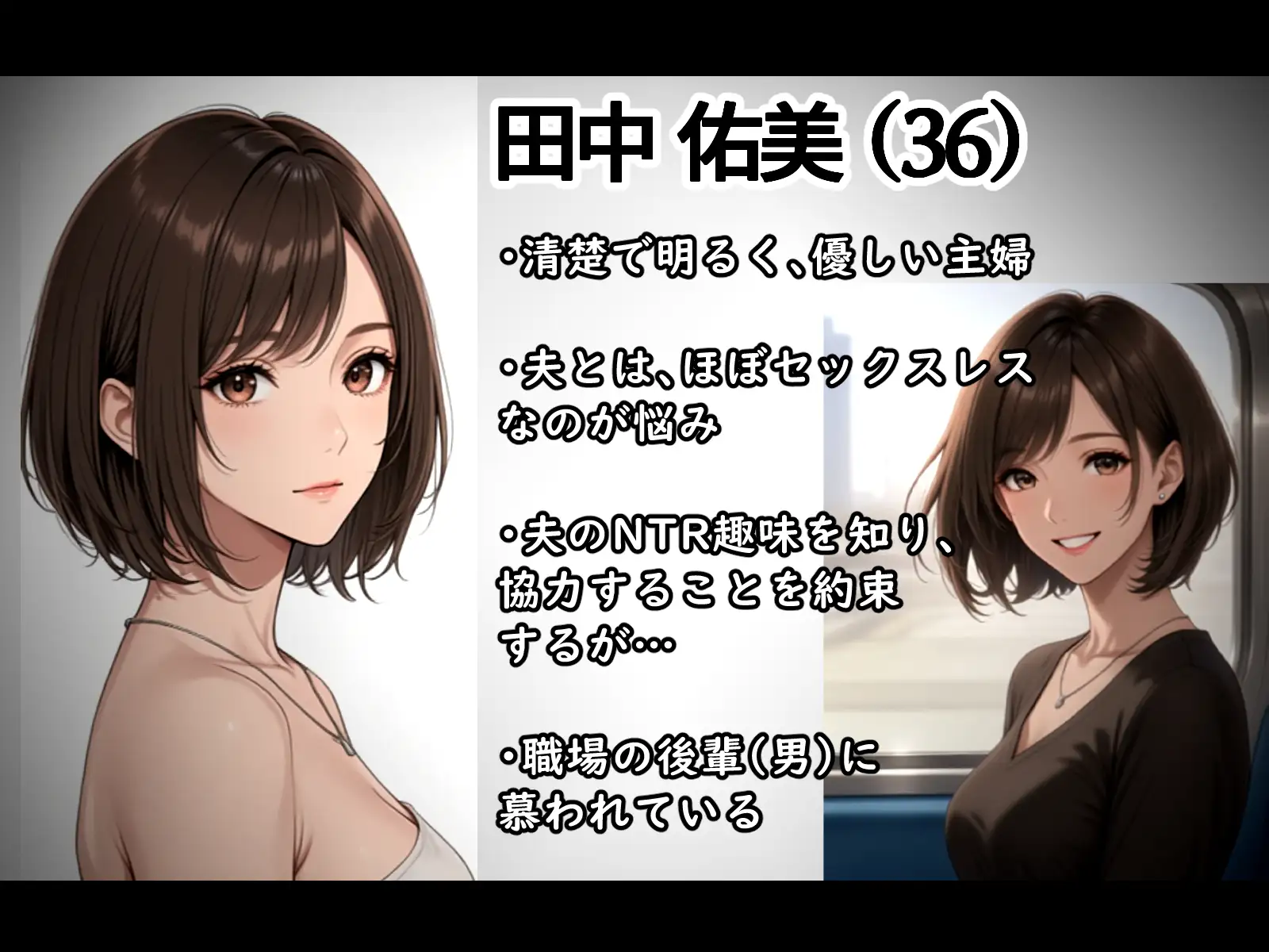 妻のネトラセ報告動画【ラブレター】(田中佑美)フルアニメ音声作品 [nacel] | DLsite - R18