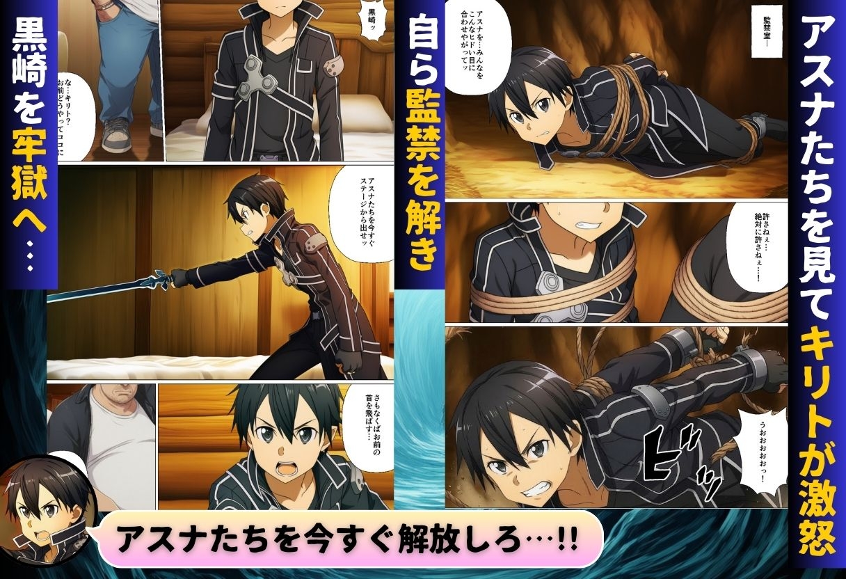 コスプレアート・オンラインキリトを人質に取られ全員寝取られ堕ちた件_8