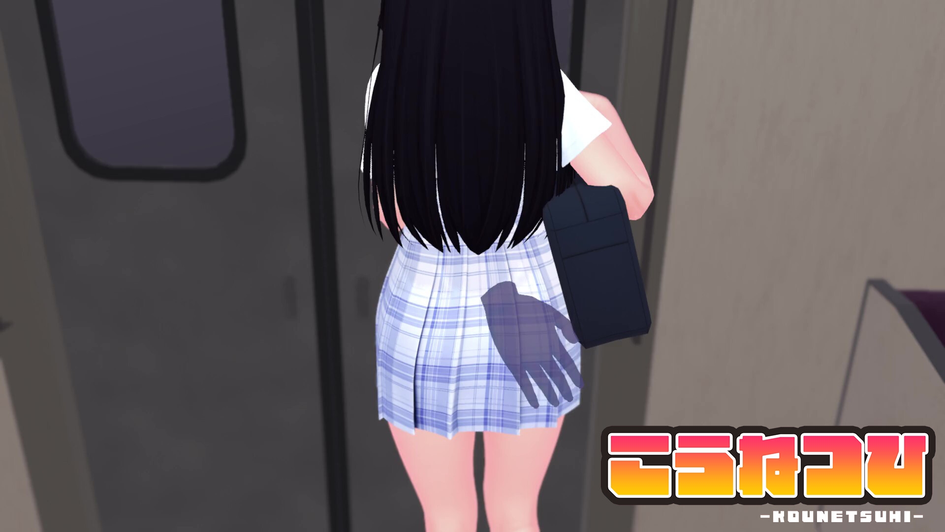 【CV:天知遥】秘密のおさわり痴×電車_6