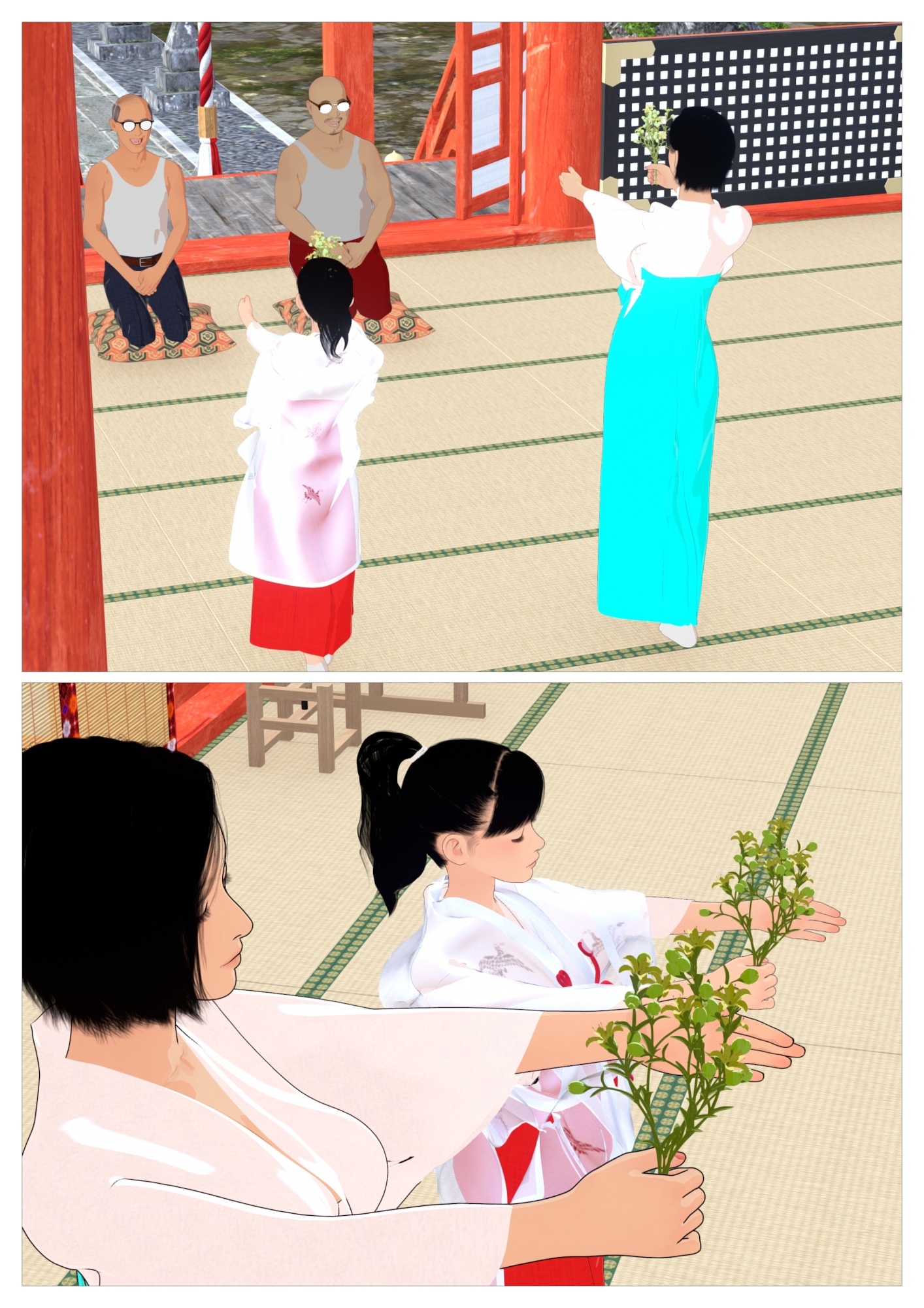 女性宮司の娘がドストライク 画像6