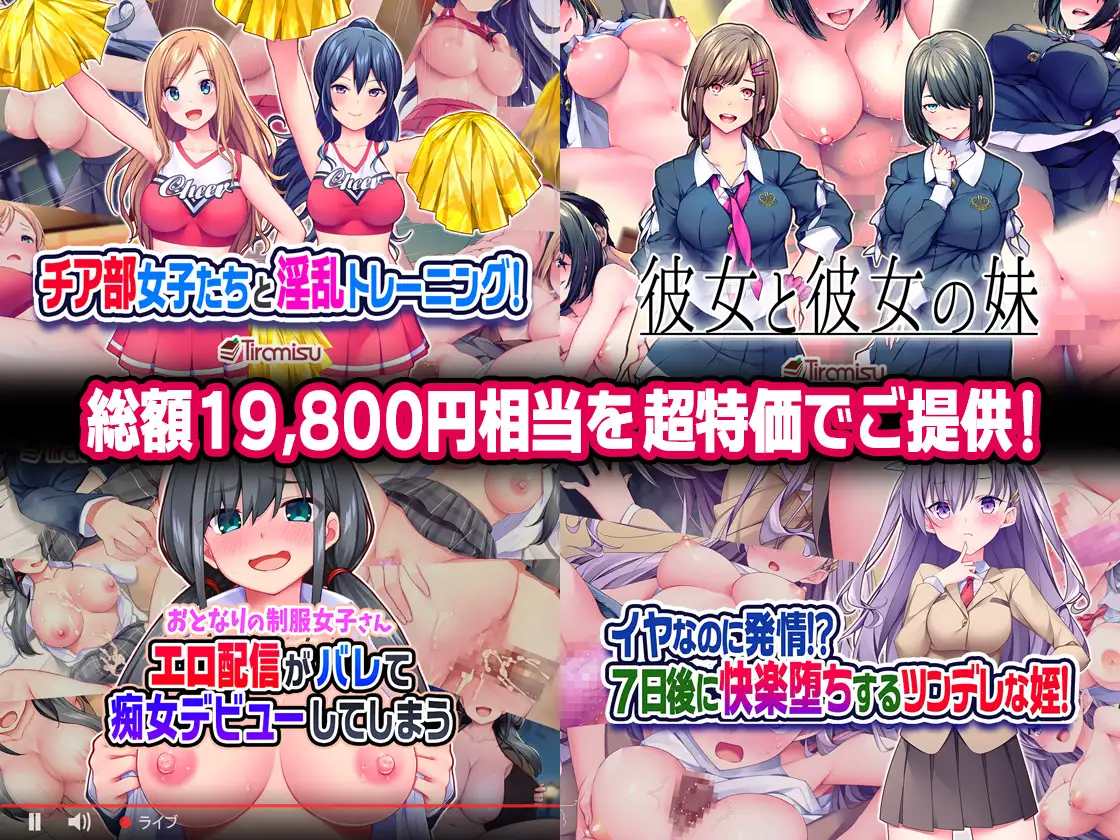 Tiramisu CG コンプリートBOX VOL.4 【No.61-80・20作品収録】 [Tiramisu] | DLsite 同人 - R18