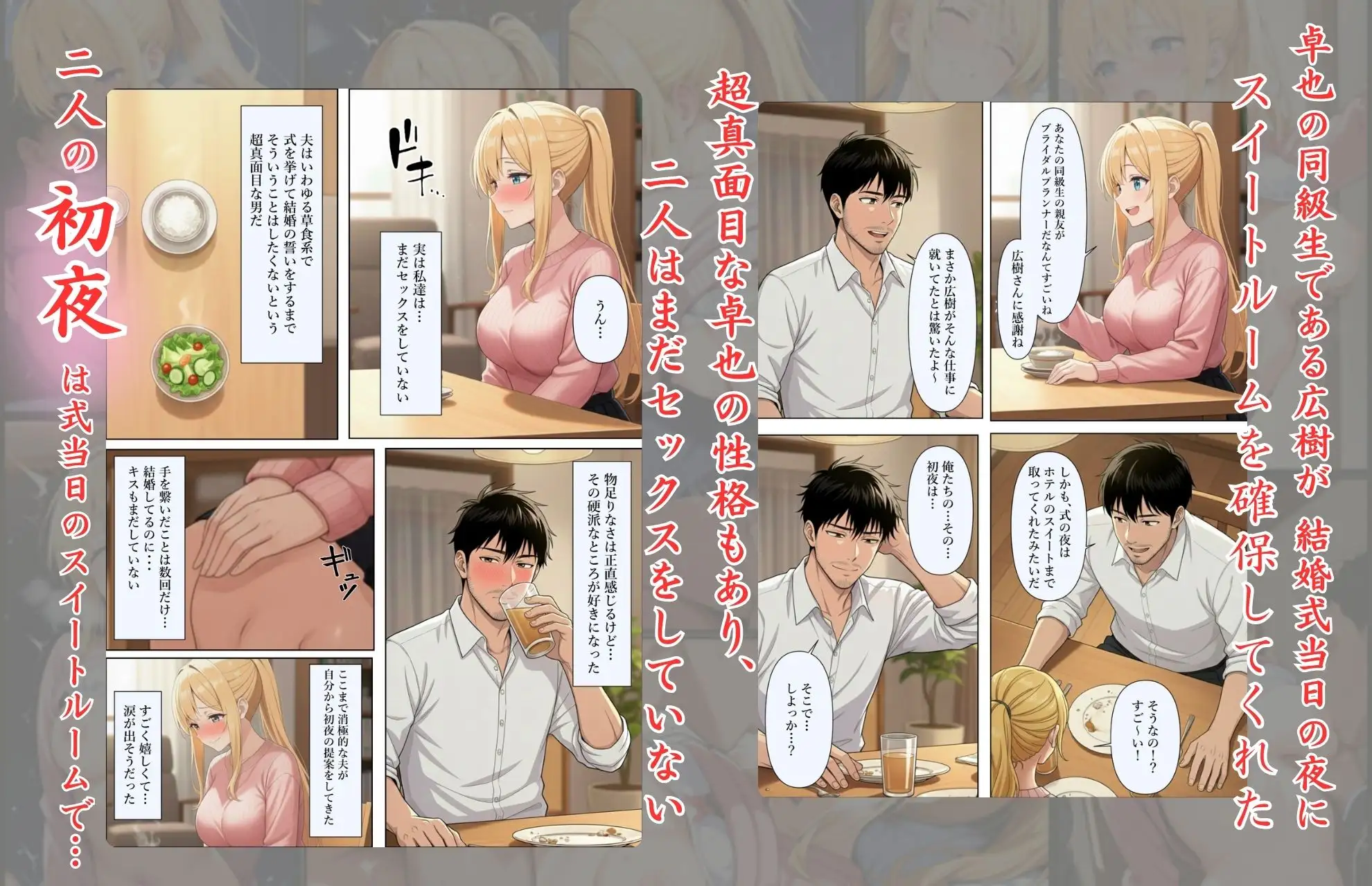 結婚式前夜に… サンプル画像 4
