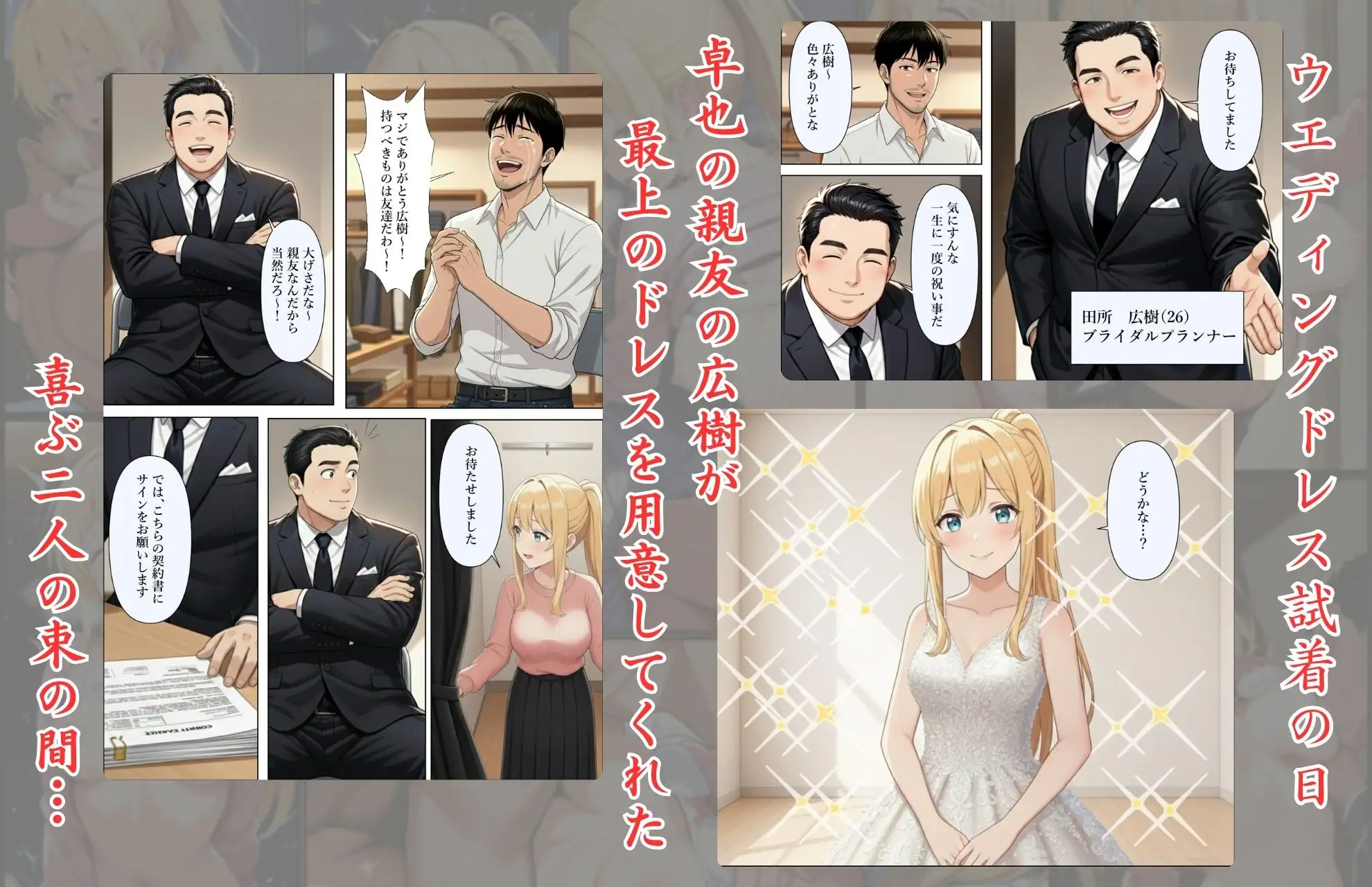 結婚式前夜に… サンプル画像 5