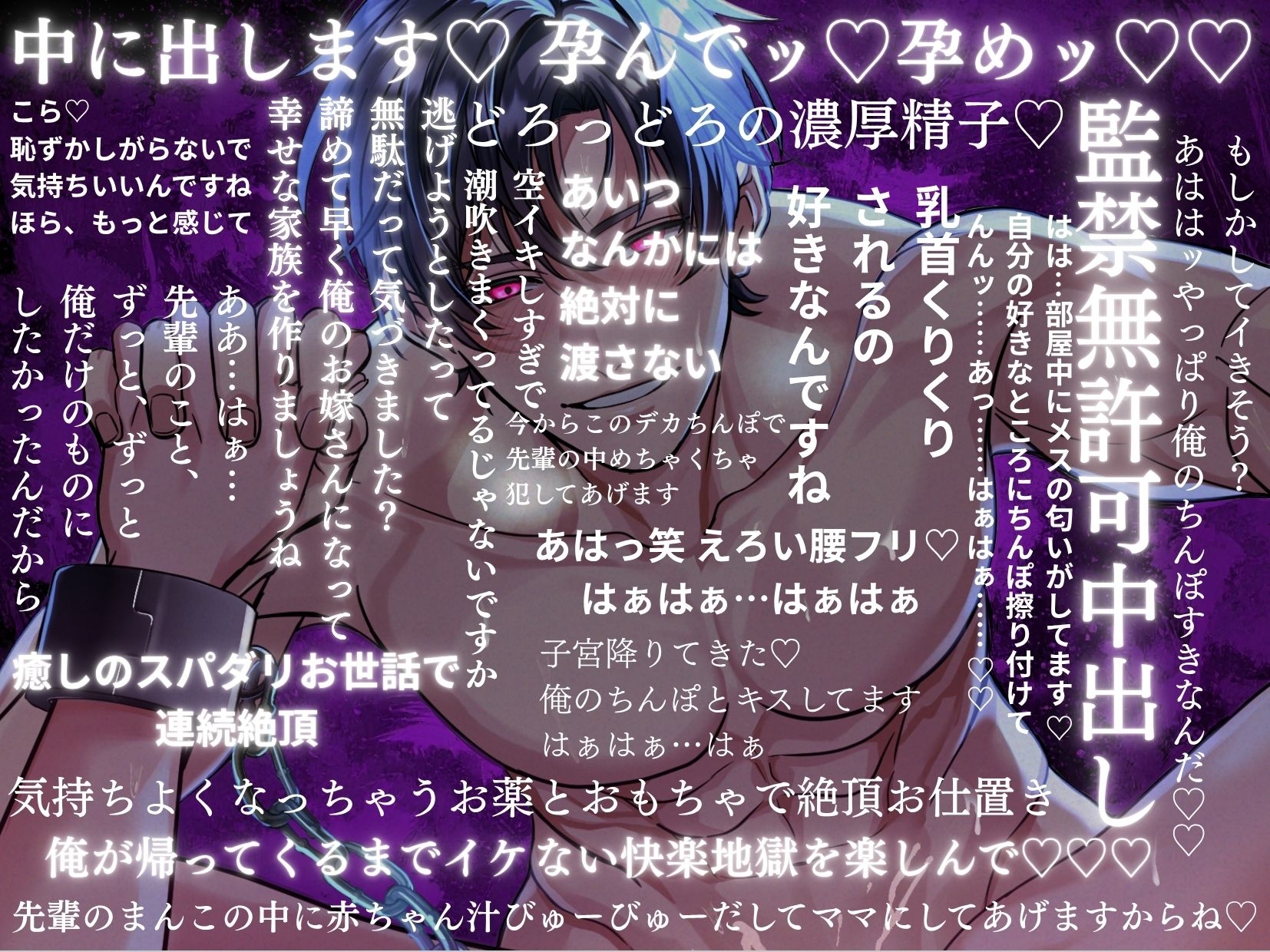 初作品記念✨期間限定50%OFF⏰【狂愛】後輩くんの歪んだ愛は、世界で一番甘い檻でした。【激重執着×絶頂中出し×溺愛監禁】-7画像