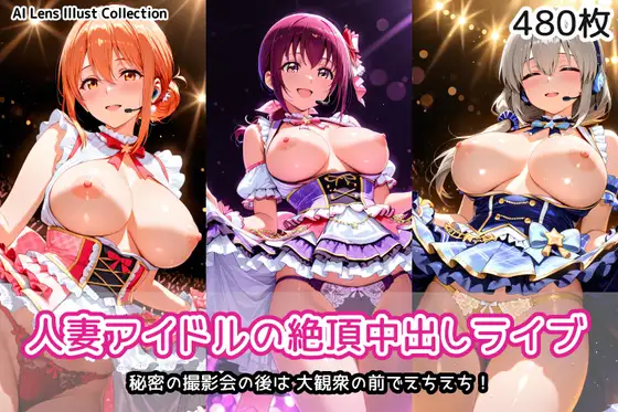 人妻アイドルの絶頂中出しライブ ジャケット画像