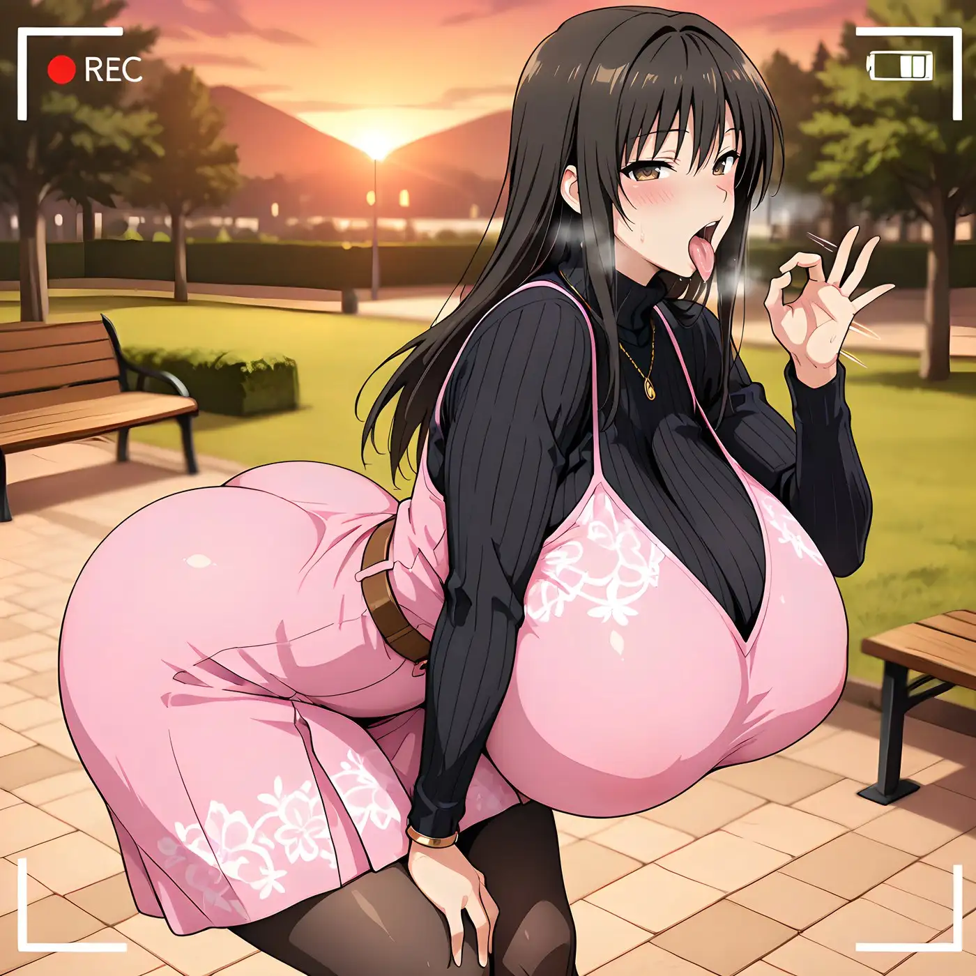 枯れ専爆乳ゆ◯お爺ちゃん達との性活 サンプル画像 4