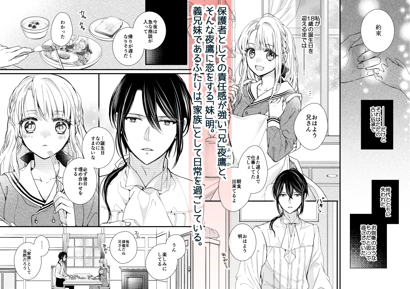 満つ月から夜明けまで ～恋する義妹は満月の夜に発情する～ サンプル画像1