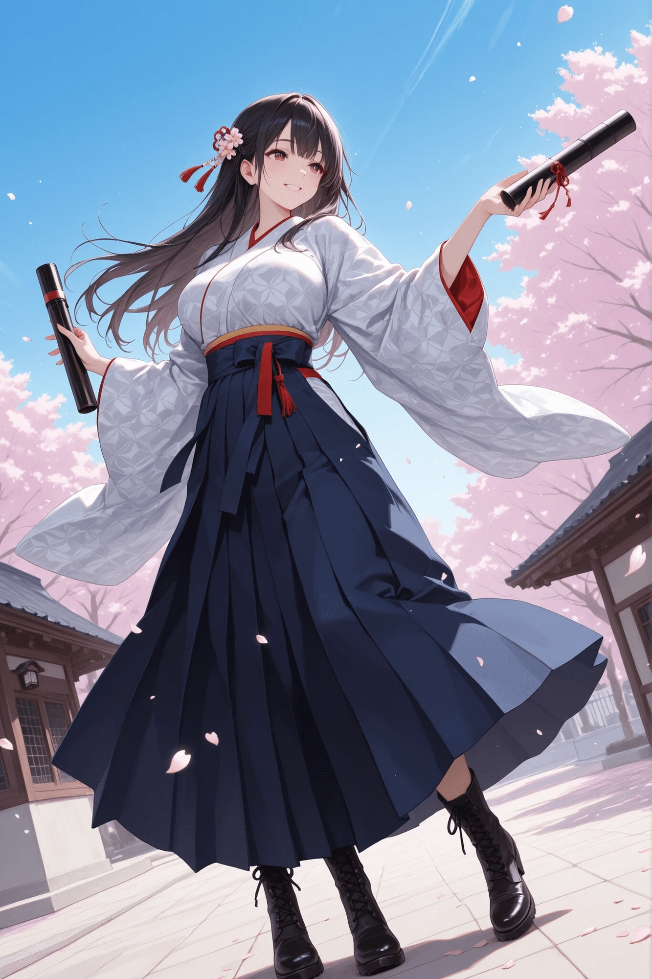 卒業式袴女性と着たままえっち！ 卒業式の後に「あの筒」みたいなあなたのモノが欲しいの。_1