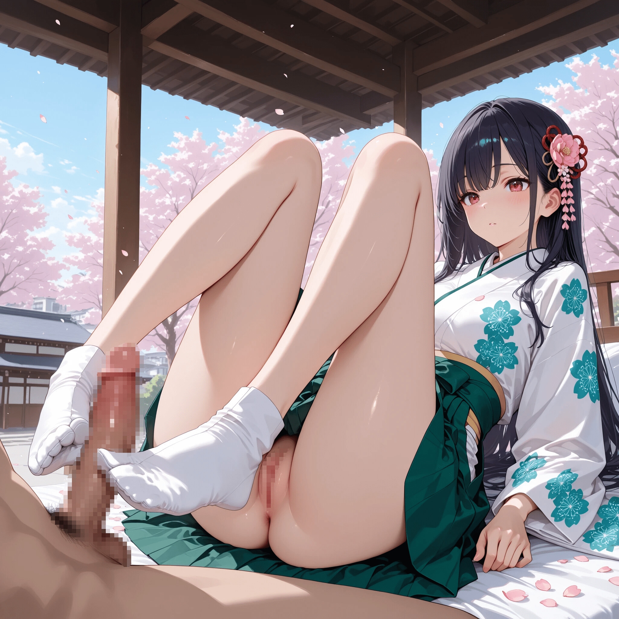 卒業式袴女性と着たままえっち！ 卒業式の後に「あの筒」みたいなあなたのモノが欲しいの。_4