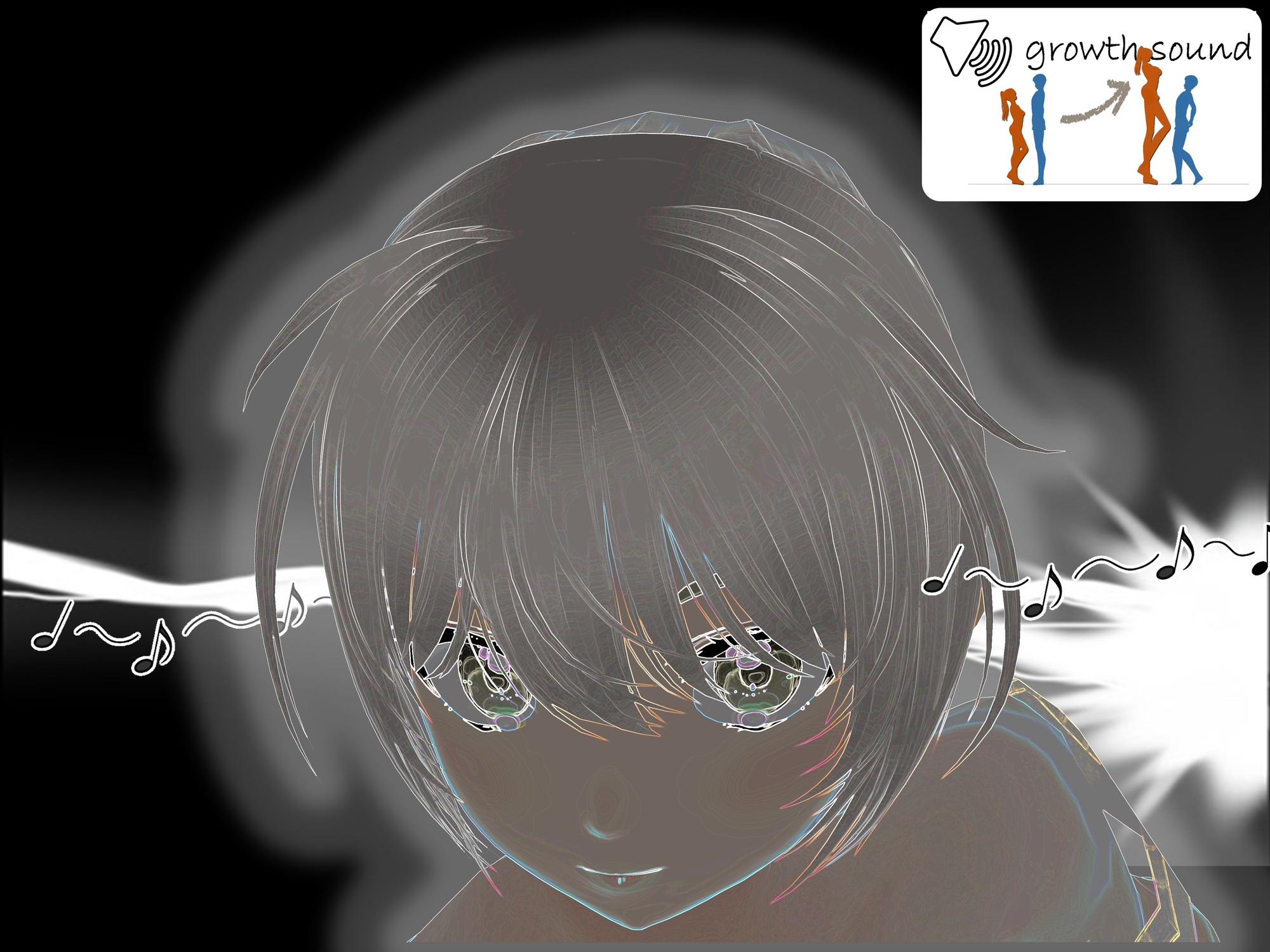 女子だけデカく 男子を追い抜く 成長音～測定バー編～ 画像2