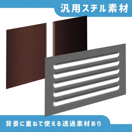 【スチル素材】汎用スチル素材_ロッカーとクローゼットの中