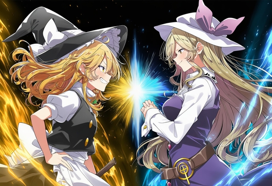 なんでもあり対抗戦2 副将戦 霧雨魔理沙 vs 綿月豊姫