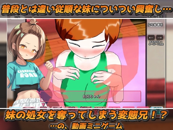 兄妹姦～処女で無知な妹をだまして交尾する～Hシーン動画ゲーム 画像3
