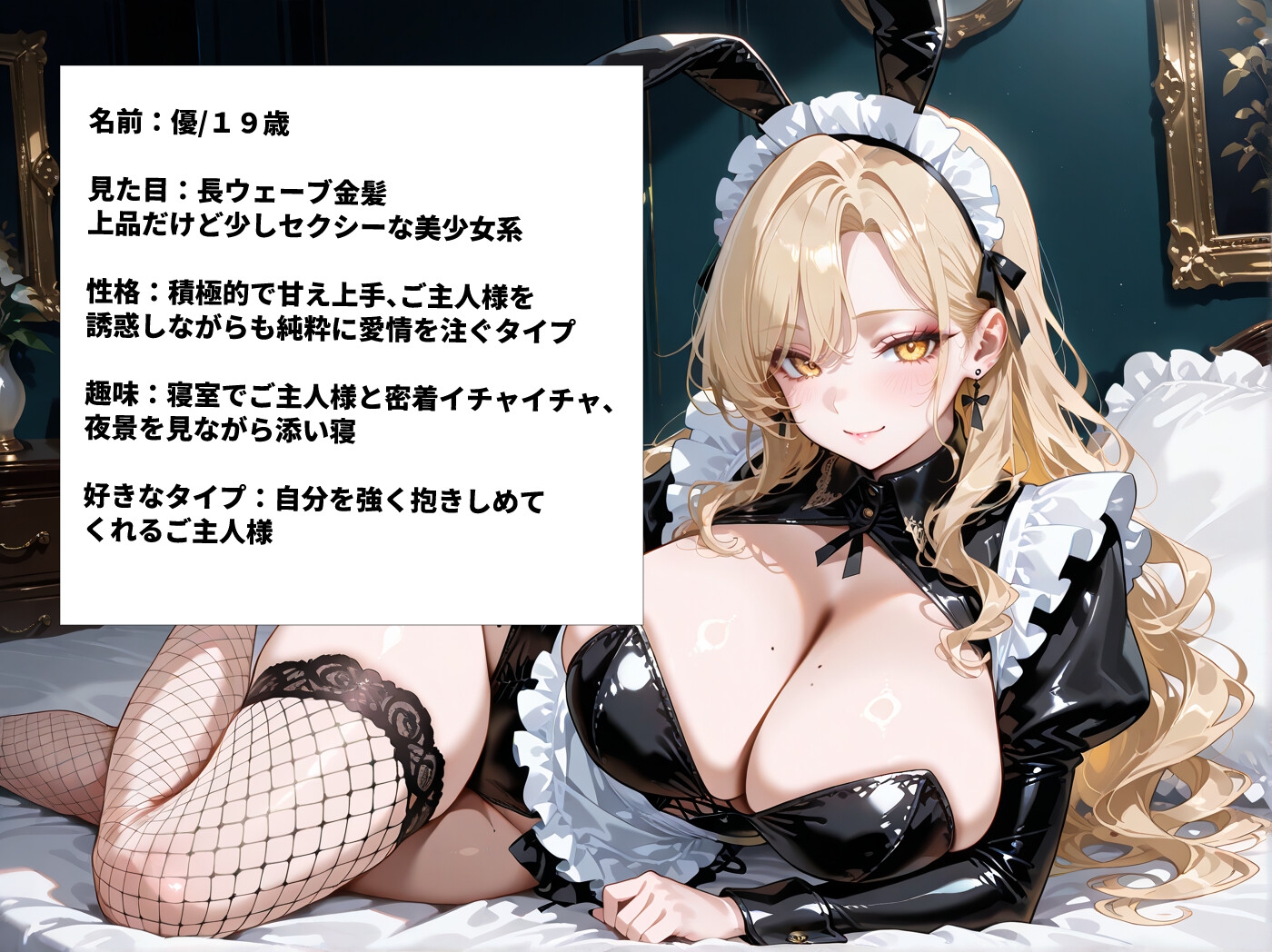 あまあまな爆乳メイドにバニー着させてラブラブセックス [爆乳クラブ] | DLsite - R18