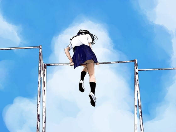 ♡ブリブリと脱糞した後手を洗っている真奈美♡