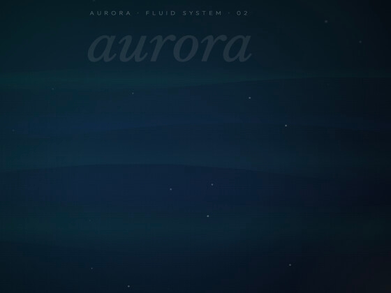 【PCライブ壁紙】オーロラ流体 / Aurora Fluid