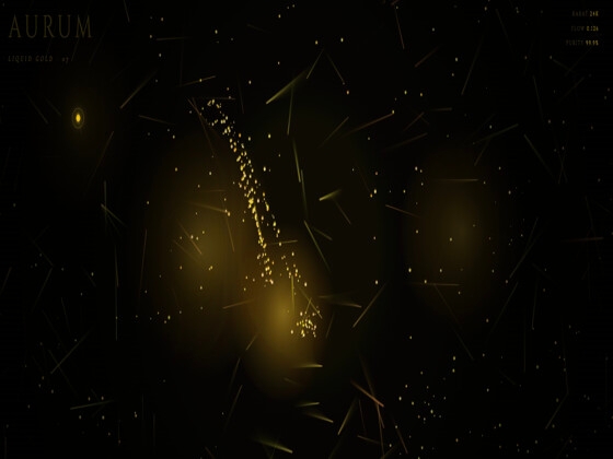 【PCライブ壁紙】液体黄金 / Liquid Gold