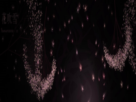 【PCライブ壁紙】花吹雪 / Hanafubuki