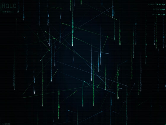 【PCライブ壁紙】ホログラムデータ / Hologram