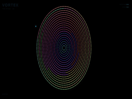 【PCライブ壁紙】渦巻スパイラル / Vortex Spiral