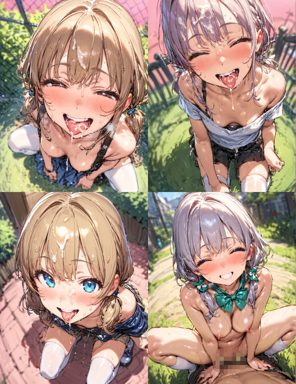 街中でしちゃいました サンプル画像 3