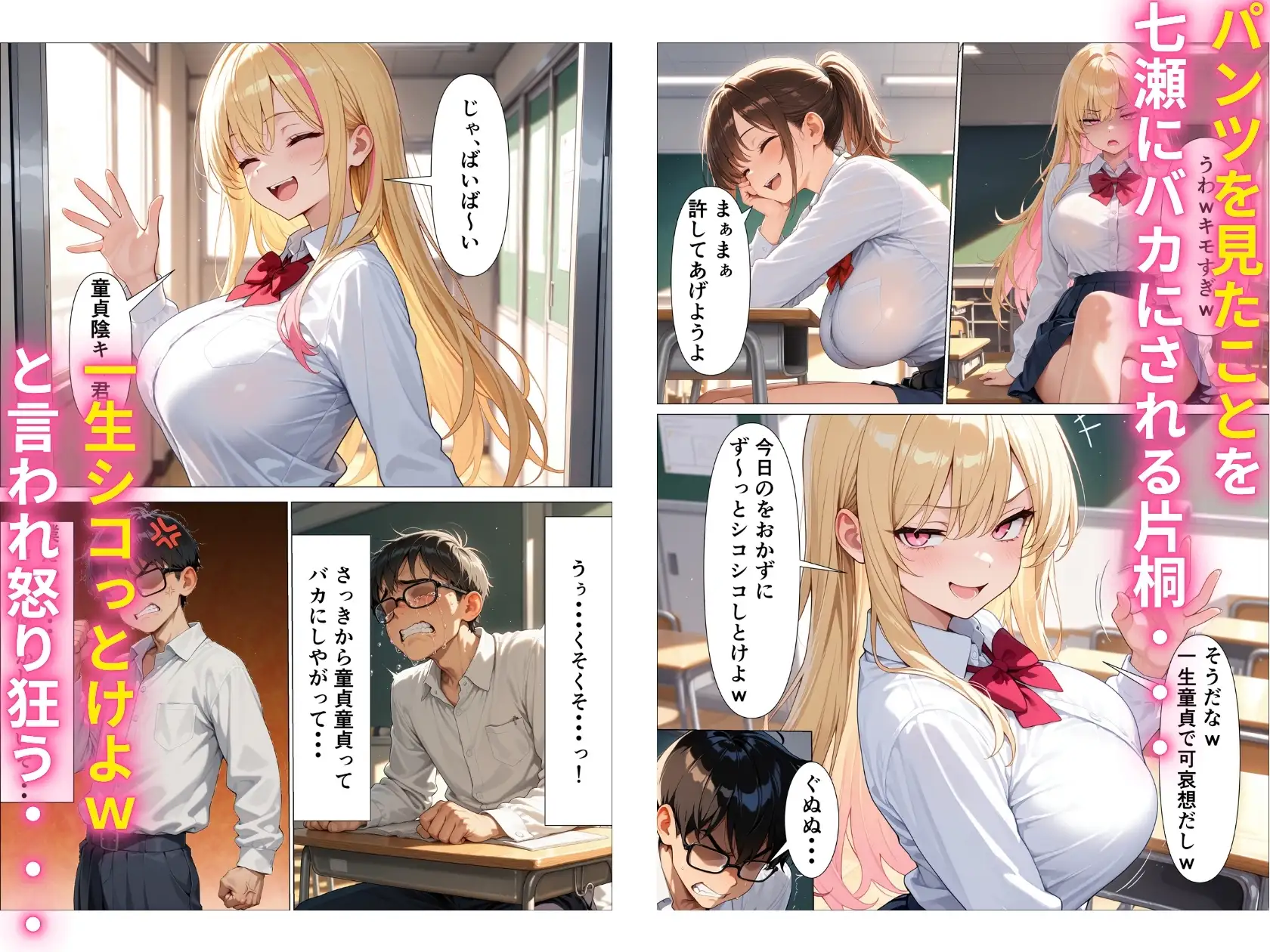 僕を見下す一軍ギャルが風俗店で働いていた件 サンプル画像 2