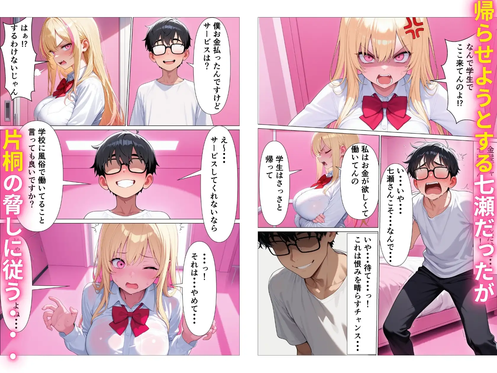 僕を見下す一軍ギャルが風俗店で働いていた件 サンプル画像 5