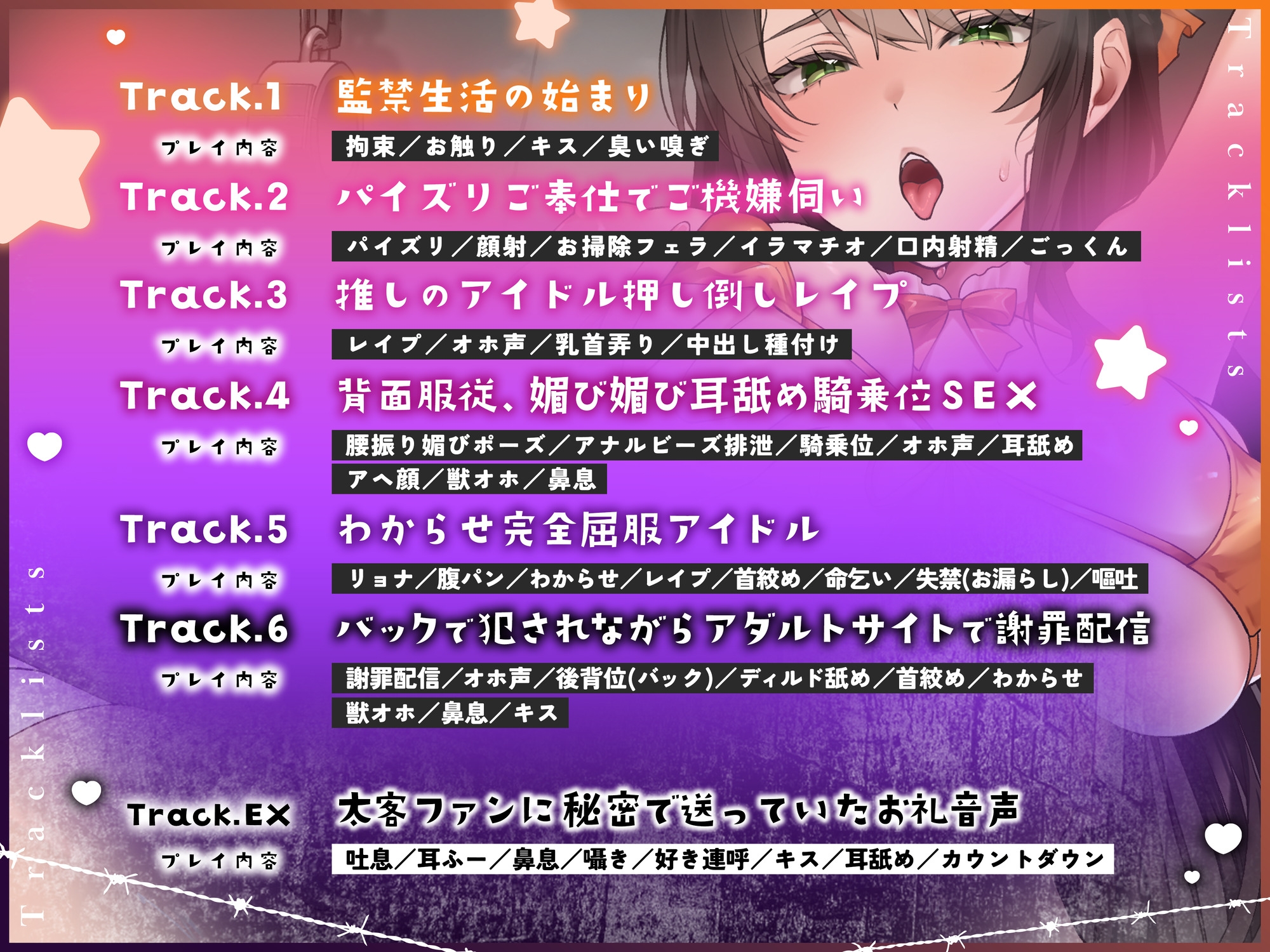 【オホ声×無様エロ】裏垢バレ、クズアイドル監禁・完全屈服～アダルト配信者堕ち【総再生時間:2時間超え】_4