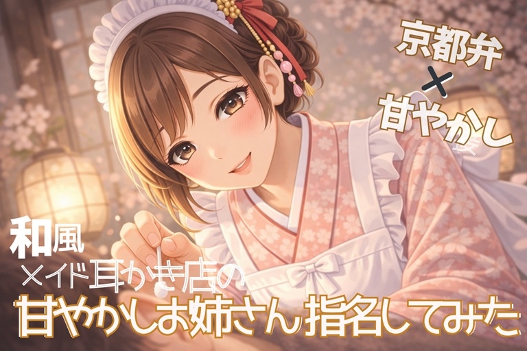 【京都弁×甘やかし】和風メイド耳かき店の優しいお姉さん指名してみた【耳かきASMR一時間】 画像1
