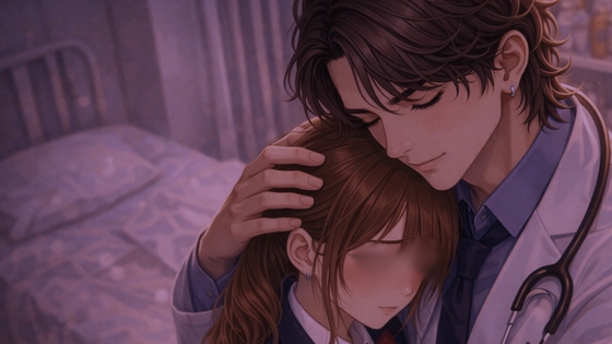 【切り抜き】保健室で生徒と秘密のハグ。断りきれずに・・・隠れてキスした日。シチュエーションボイスASMR-0画像