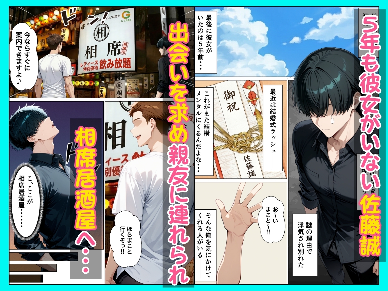 相席居酒屋で出会ったダウナーギャルと朝まで本能剥き出しイチャラブセックス_1