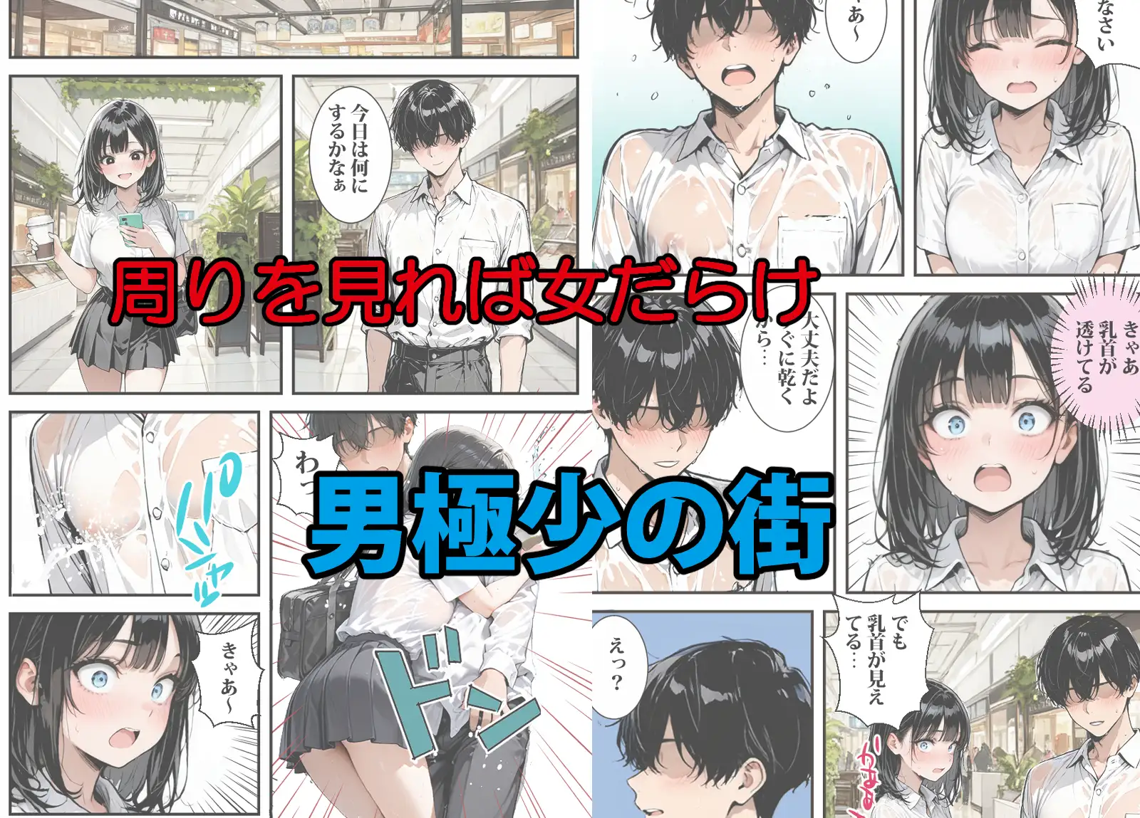 転勤した街は貞操観念逆転の街だった サンプル画像 2