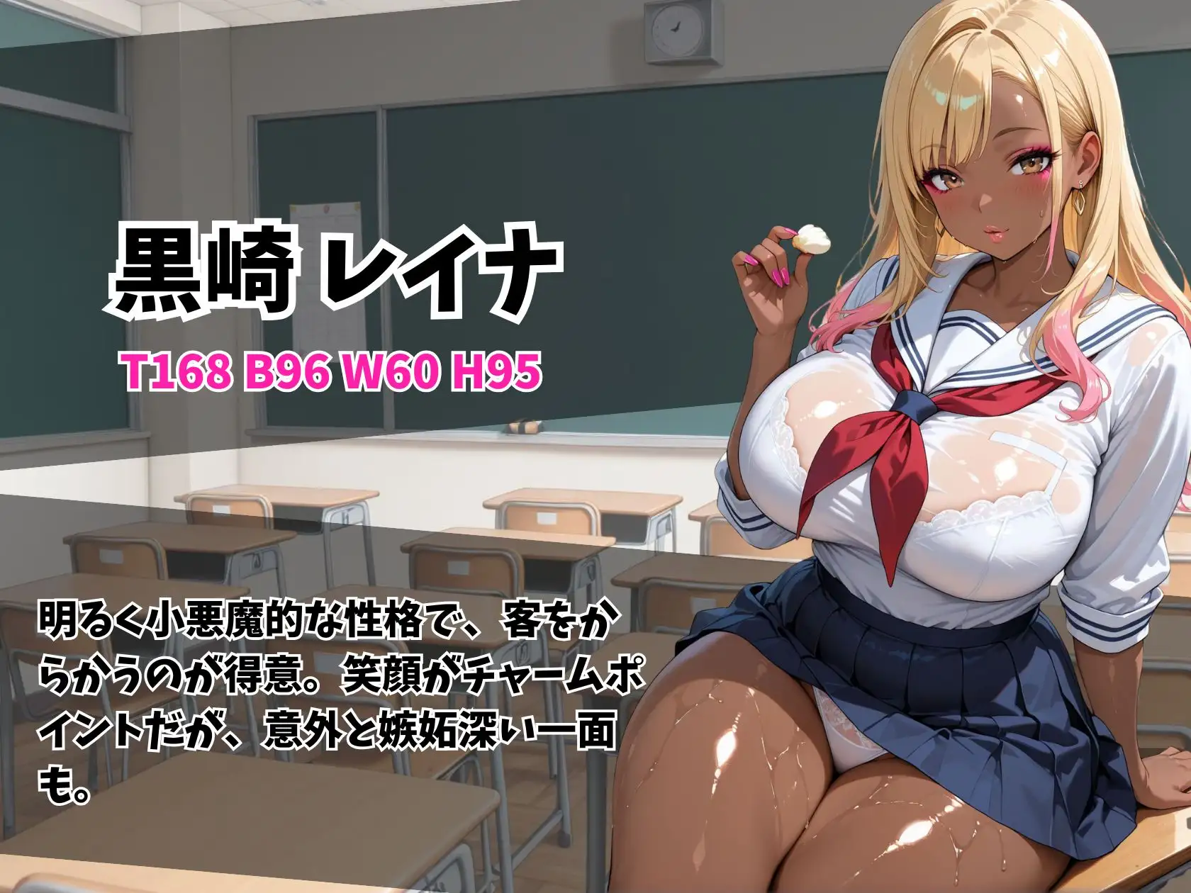 ケツ穴学園黒ギャル編 サンプル画像 2