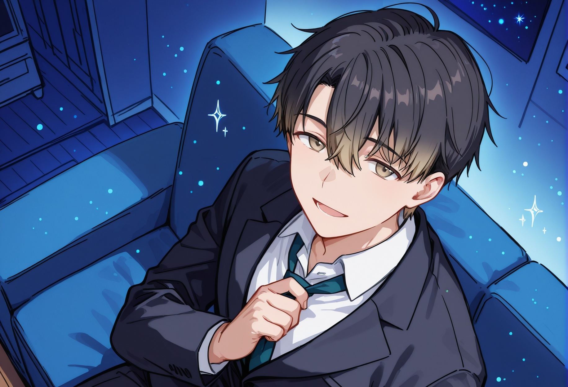 ハウスメイトのキミと私。～「ただいま」「おかえり」「…ねぇ、今日は…俺が眠らせてあげる」～【耳かき・手つなぎおうちデート・布団の中で添い寝】-1画像