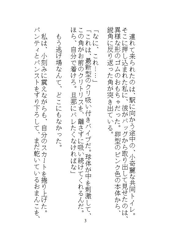 義兄の遠隔クリトリス吸引バイブに屈服、マンコまる出しM字拘束で中も外もぐちゃぐちゃ開発。海外赴任中の夫に隠れて、録画脅迫に震える絶頂調教 画像3