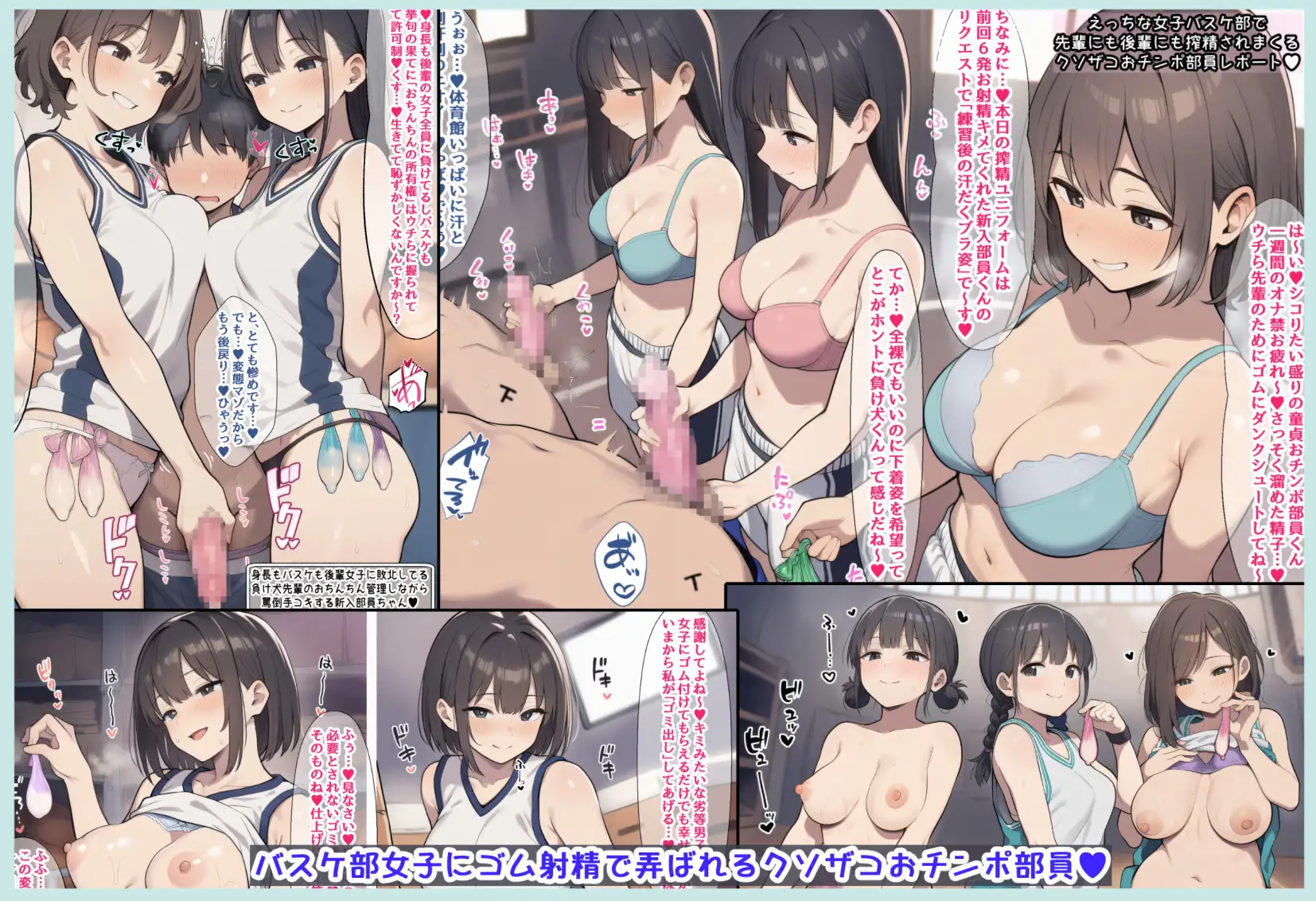 あまえむW(わーるど)その1【ドM男性大好き女子がいっぱいな世界のセリフ付きCG集】 サンプル画像 6