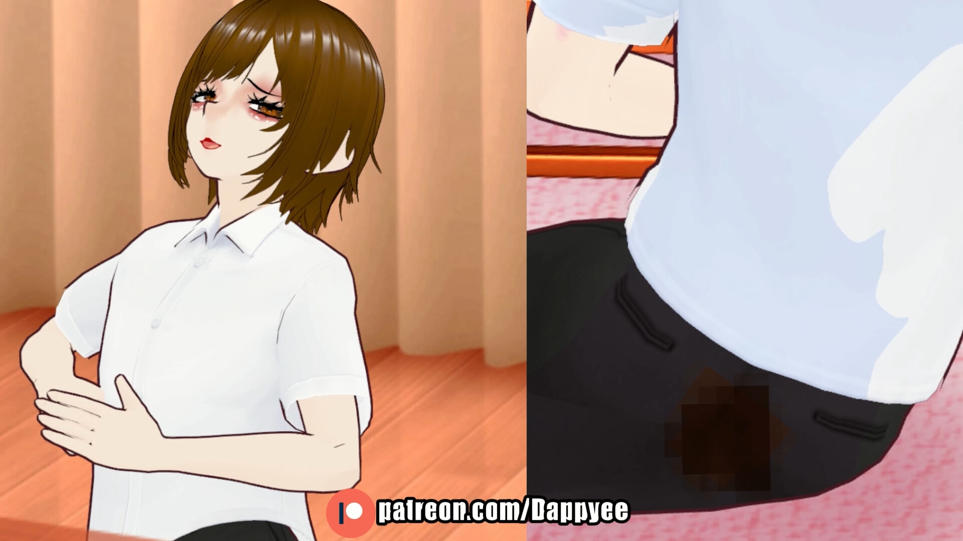 おならを認めない彼女...【脱糞奮闘記】 / English Subtitles 画像6