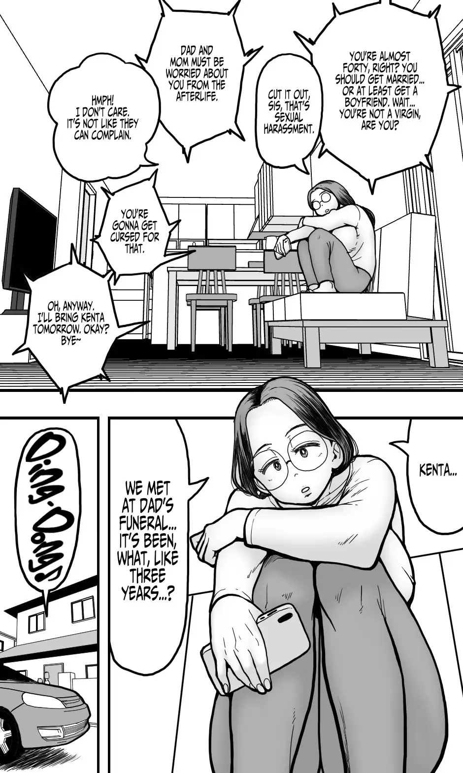 【英語版】アラフォー処女の地味叔母、生意気な甥っ子相手にとうとう発情してしまう preview