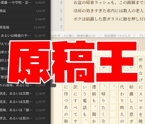 【ラノベ】原稿王【小説】Epub出版