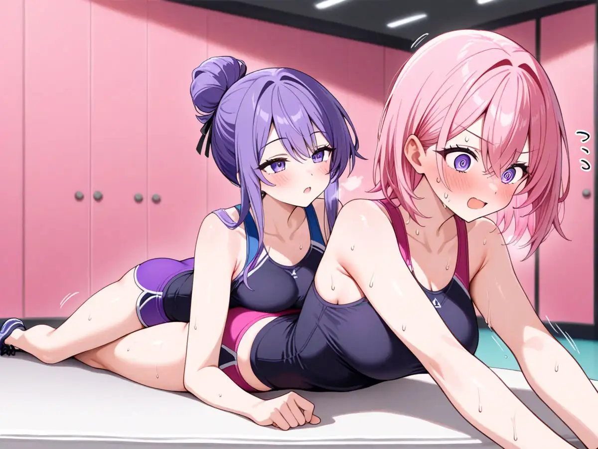 【NTR 百合】巨乳ヨガインストラクターに新妻を寝取られ調教された件 サンプル画像 4