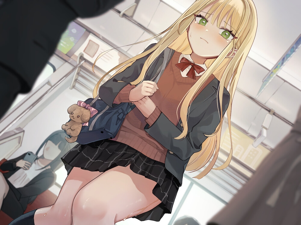 【おしがま/お漏らし】絶体絶命！緊急停止でおしっこが漏れそうになるJK 〜ADV式音声作品〜 画像1