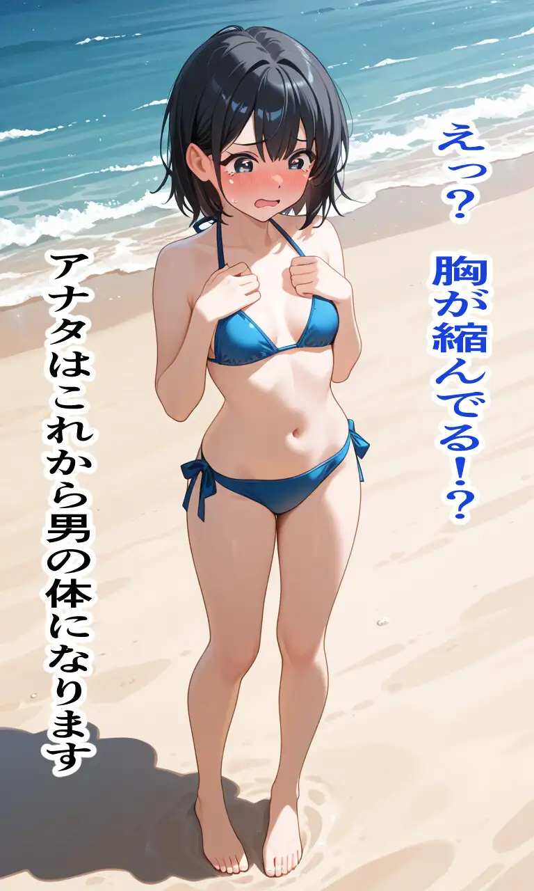 男体化・光線を受けたメスだった者達の末路 サンプル画像 2