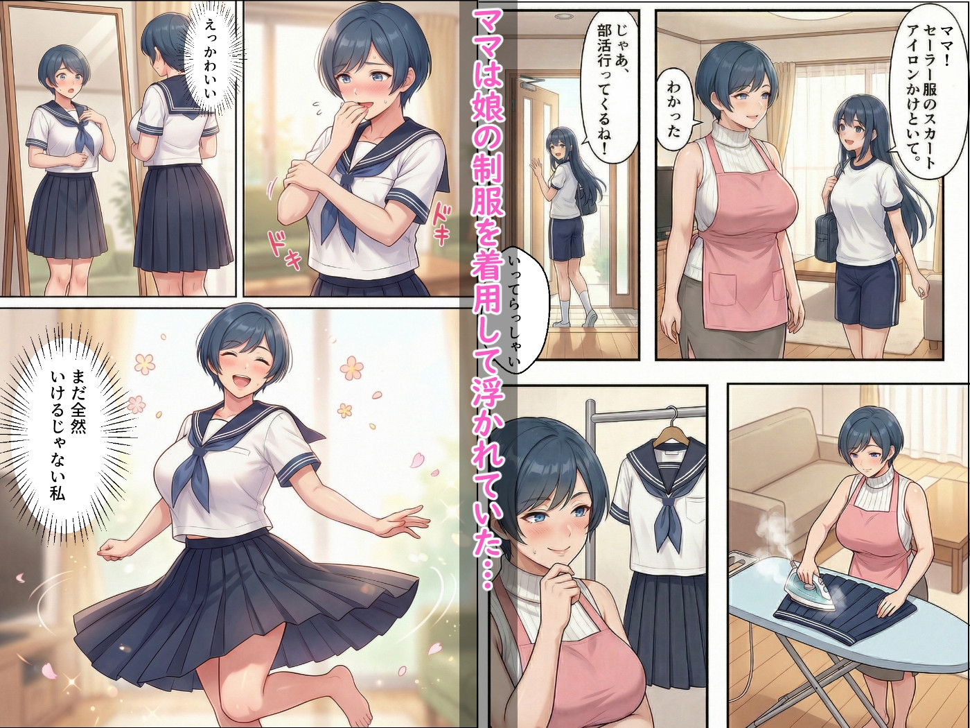 勝気ママの甘い弱点～ママが息子の甘いSEXで子宮までとろけちゃう話_1