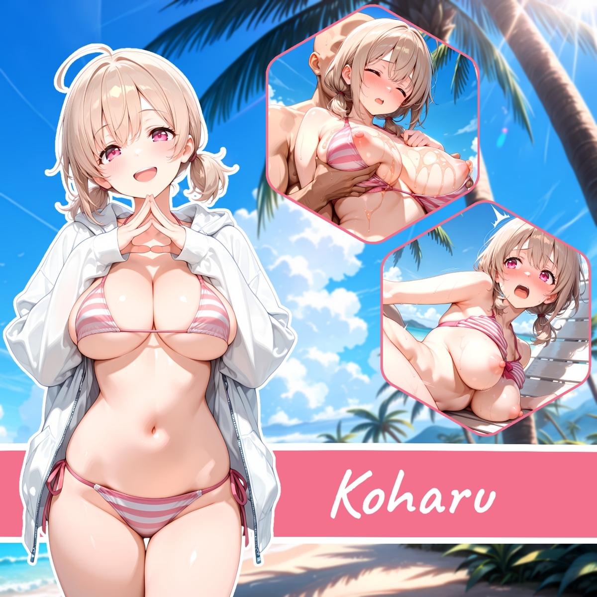 ビキニギャルとハメまくるイラスト集3_2