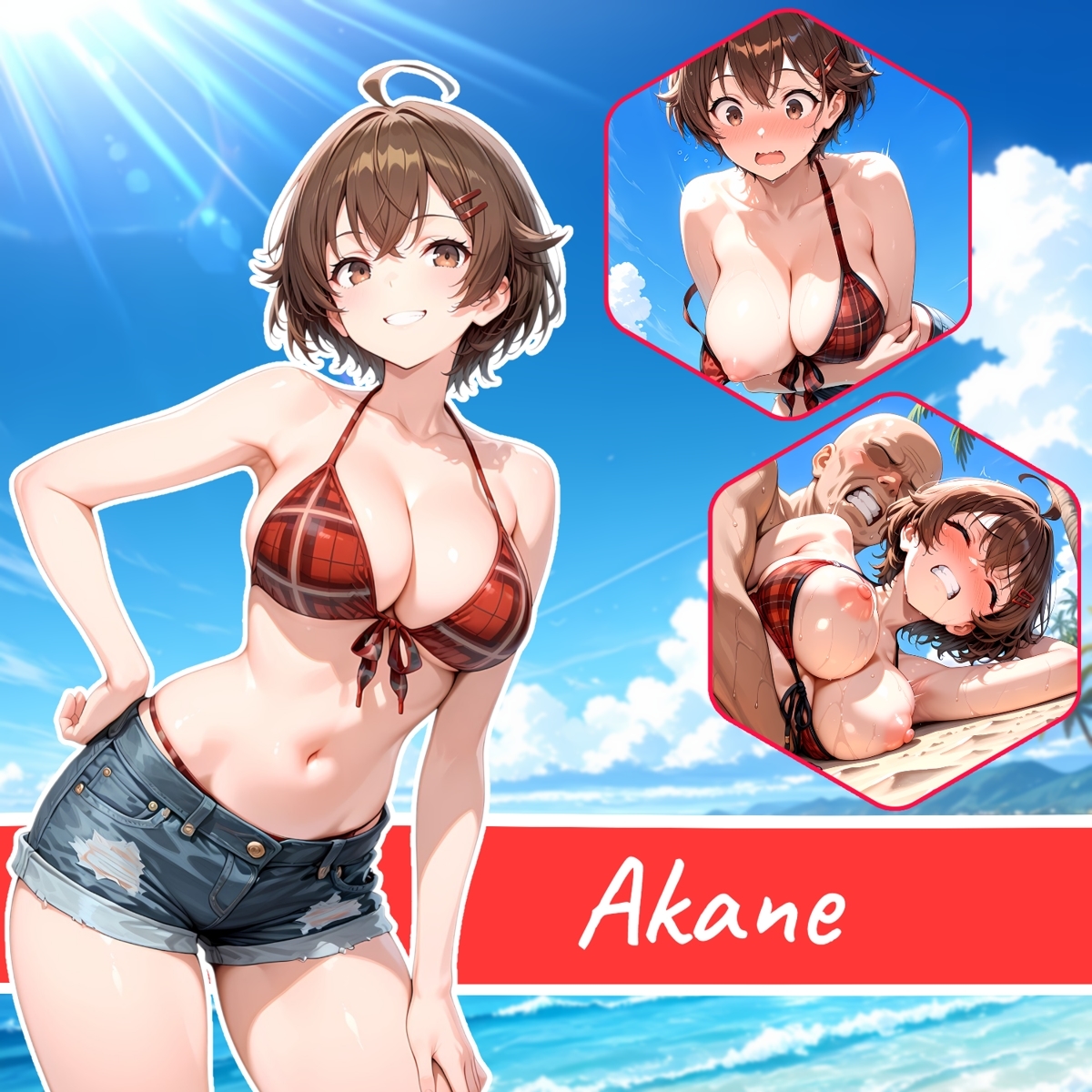 ビキニギャルとハメまくるイラスト集3_4