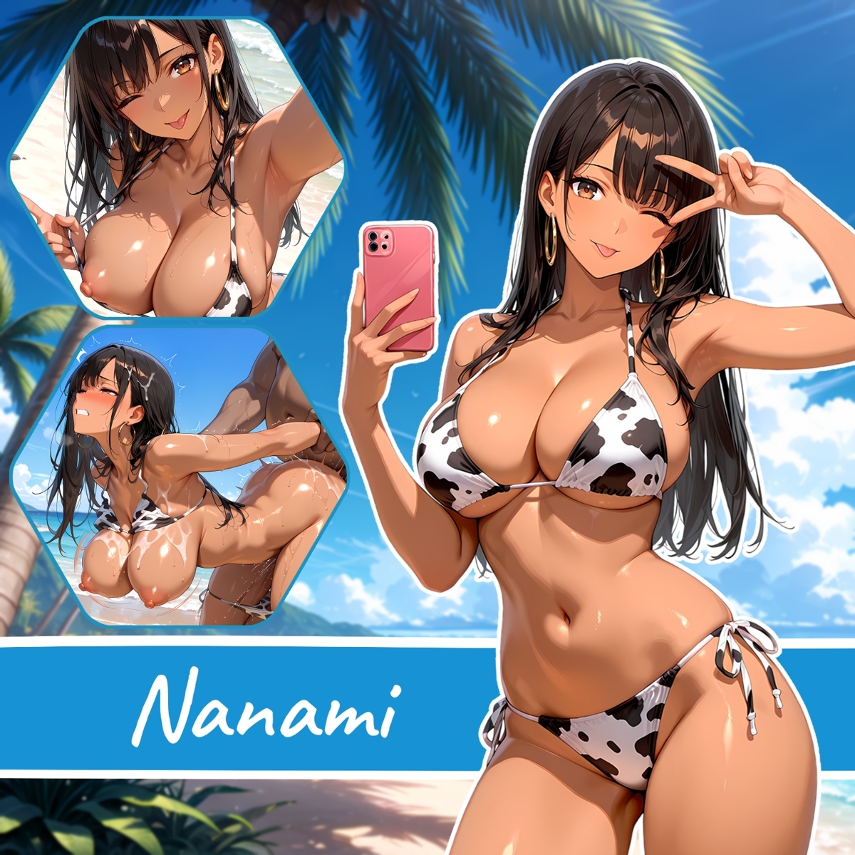 ビキニギャルとハメまくるイラスト集3_5